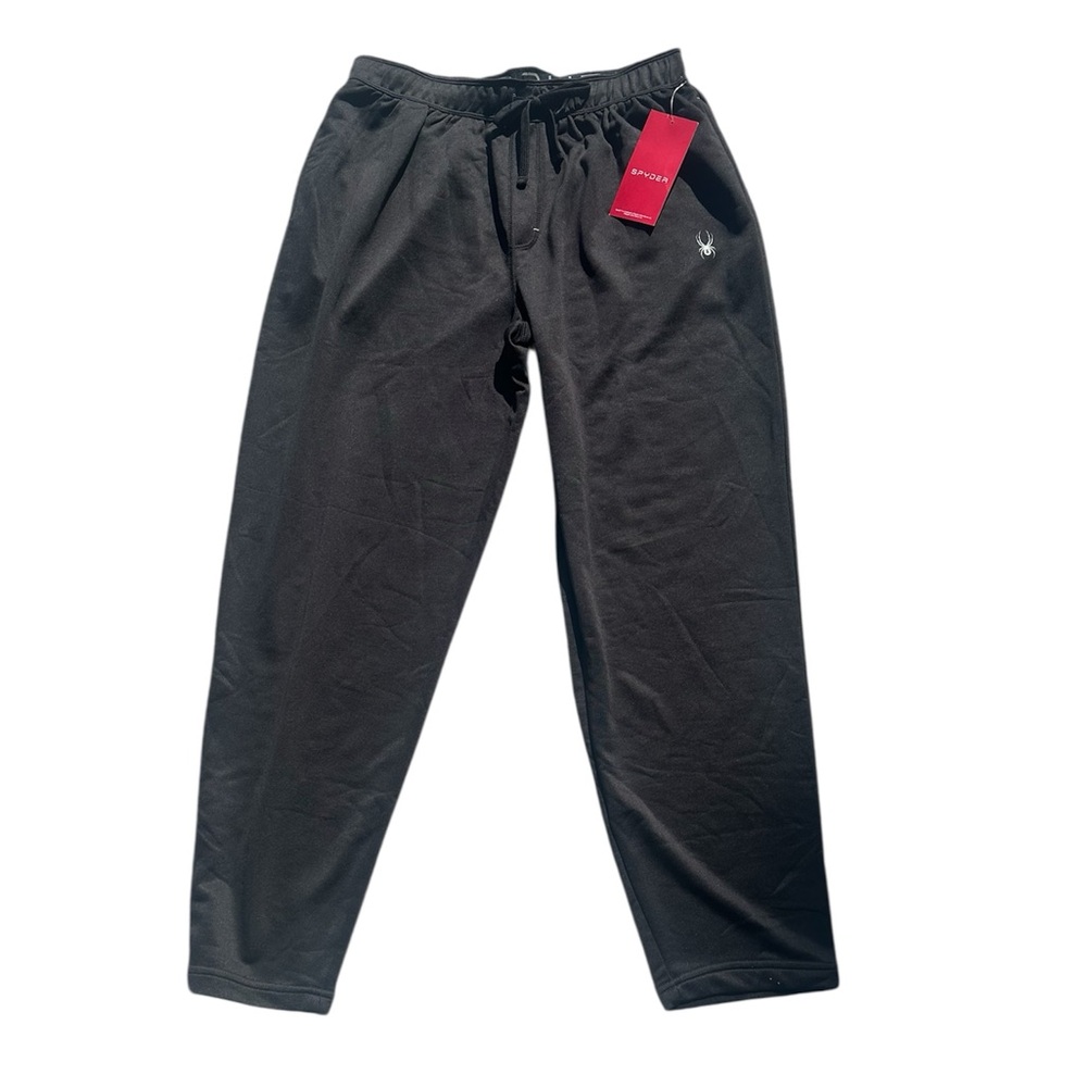 Spyder Lightweight Drawstring Elastic Waist Jogger Pants Black Men’s Size L NEW